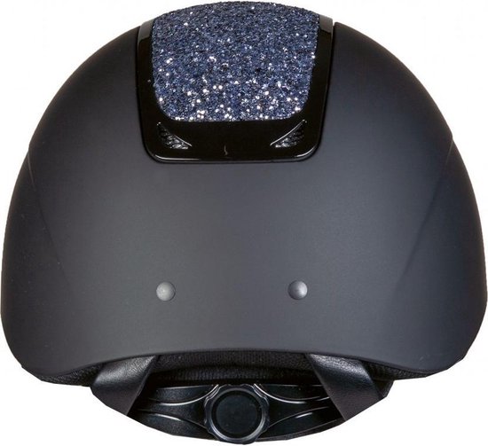 Veiligheidshelm cap Glamour zwart / zilver maat S 52 - 54 cm