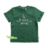 Ducky Beau groen shirt be brave - 68