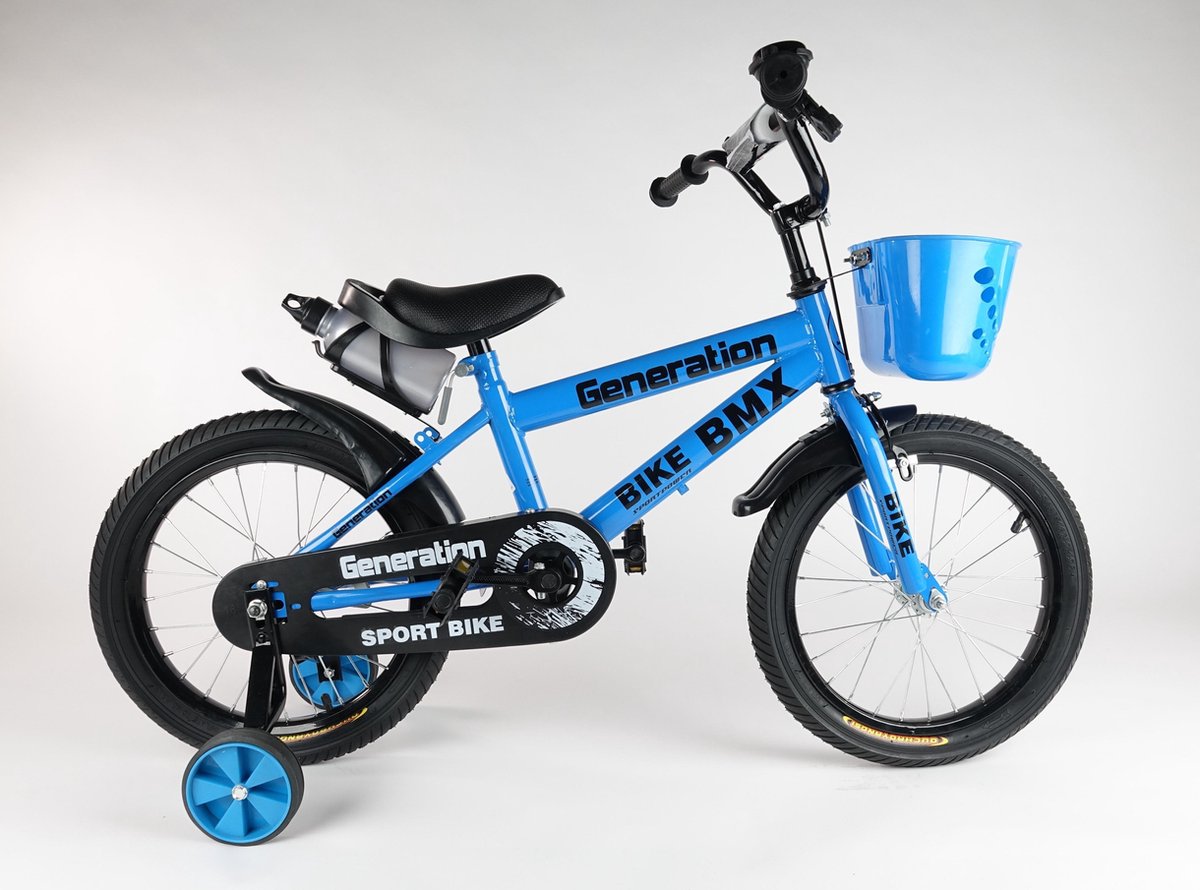 Generation BMX fiets 12"" Blauw Kinderfiets - Fietsenvergelijken.nl