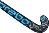 Brabo O'Geez Original Black/Cyan Unisex Hockeystick - Multicolor - 35 Inch