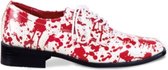 "Bloedige schoenen voor volwassenen - Verkleedattribuut" - Rood