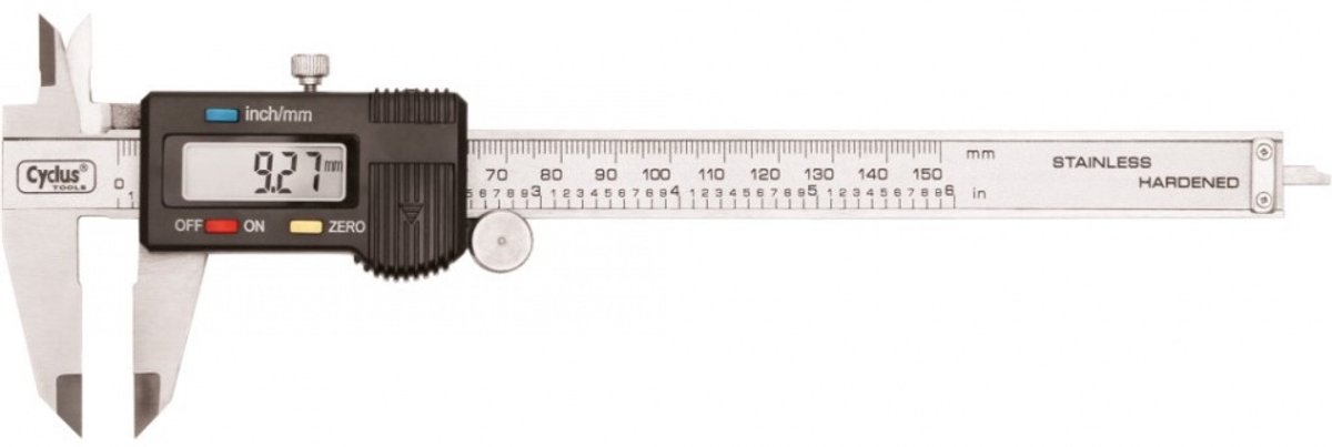 Cyclus Digitale schuifmaat - Elektronisch - 150 mm - Inclusief etui