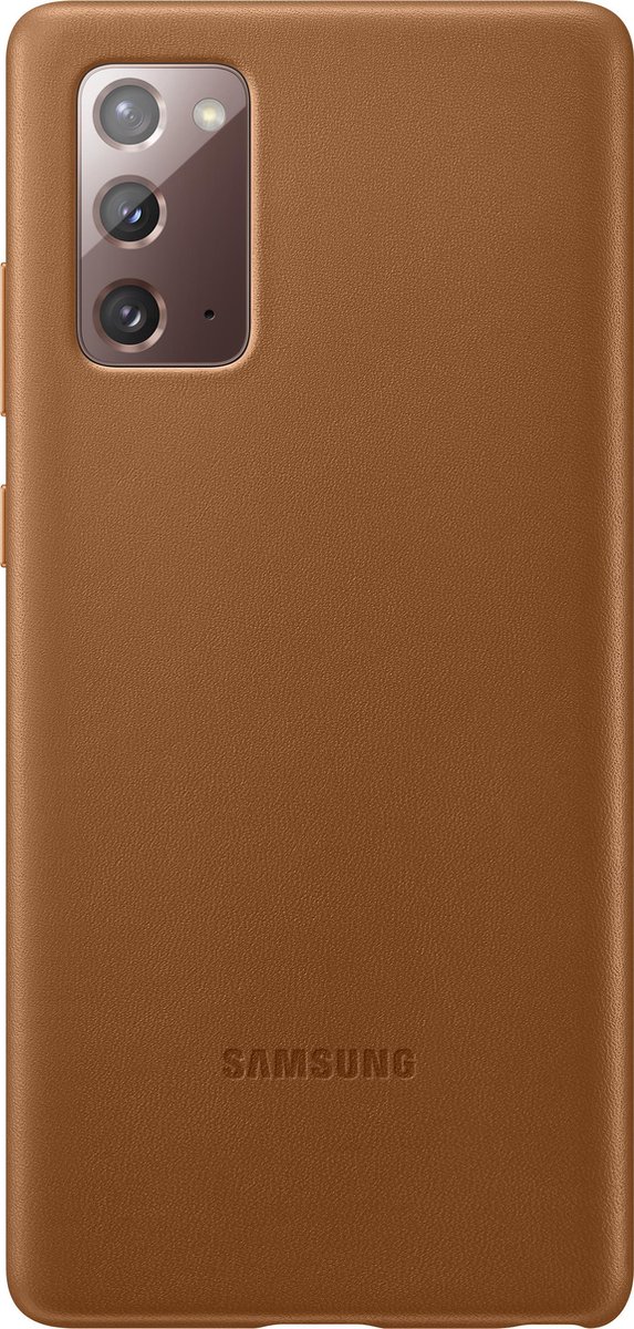 Samsung Leather Hoesje - Samsung Galaxy Note 20 - Bruin
