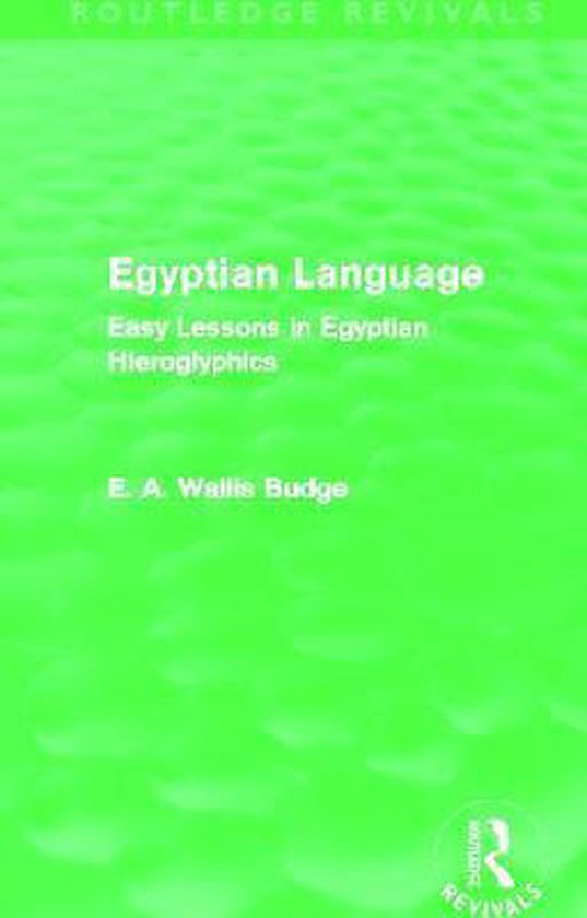 Egyptian Language - cover