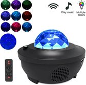 Sterrenhemel 2 in 1 Sterren Projector - Bluetooth - Projectorlamp - Sterrenhemelprojector met Muziek - USB kabel - LED en Laser Lamp - Afstandsbediening - Light Projector Stars - Sterrenhemel