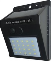 Buitenlamp | solar LED muurlamp | dagnachtsensor | daglichtwit 6000K | waterdicht IP65
