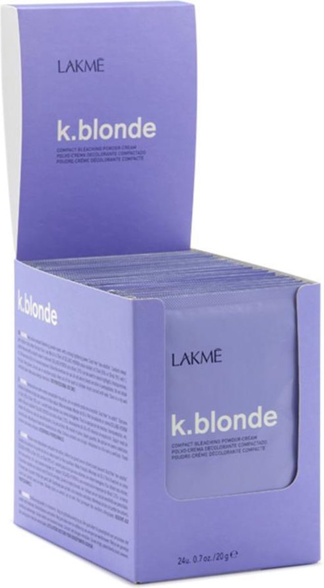 Lakme K.Blonde Bleaching powder 480gr. (24 zakjes van 20gr)
