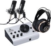 Om jezelf te kunnen monitoren tijdens het opnemen van vocalen op de Devine Centro 2i2o, vind je in deze studiobundel een studio hoofdtelefoon. Ideaal als je niet beschikt over studiomonitoren