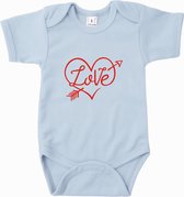 Romper OK BOOMER Lichtblauw 74/80