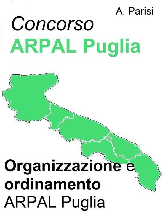 Concorso ARPAL - Organizzazione e ordinamento ARPAL - cover