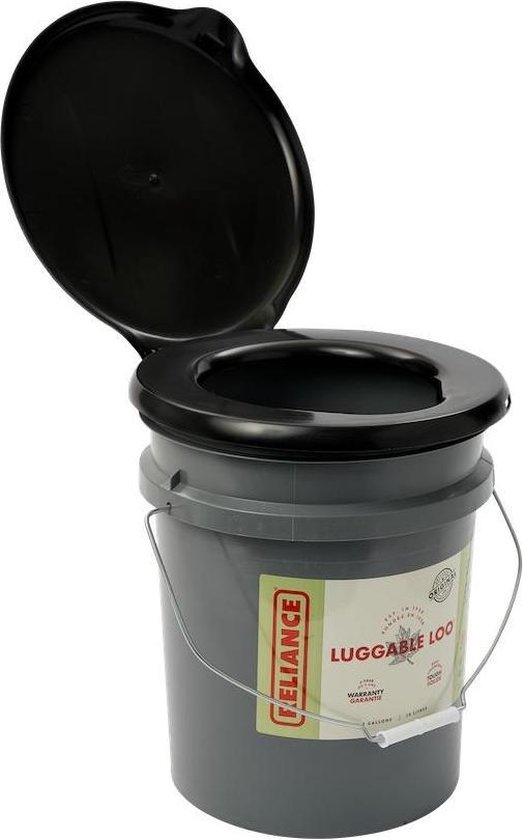 Toilette de camping/toilette chimique portable Reliance Luggable Loo, avec  seau et couvercle de siège