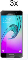 Samsung A5 2016 Screenprotector - Beschermglas Samsung Galaxy A5 2016 Screen Protector Glas - 3 stuks