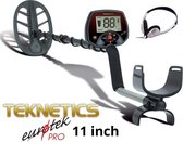 Teknetics Eurotek Pro metaaldetector 11 inch DD zoekspoel