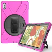 Huawei MatePad 10.4 Cover - Hand Strap Armor Case - Magenta
