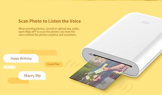 Imprimante photo portable Xiaomi Mi - Printer photo sans fil