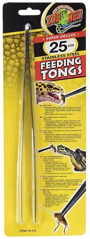 Zoo Med 10" Stainless Steel Feeding Tong
