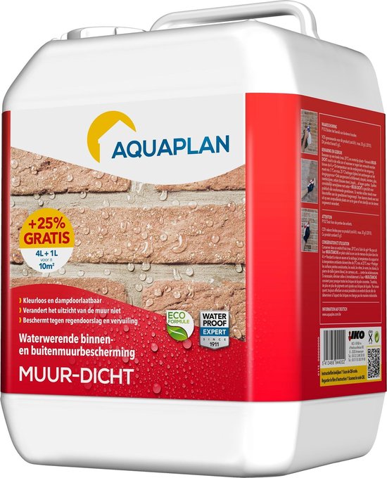 Aquaplan Muur dicht 5 L