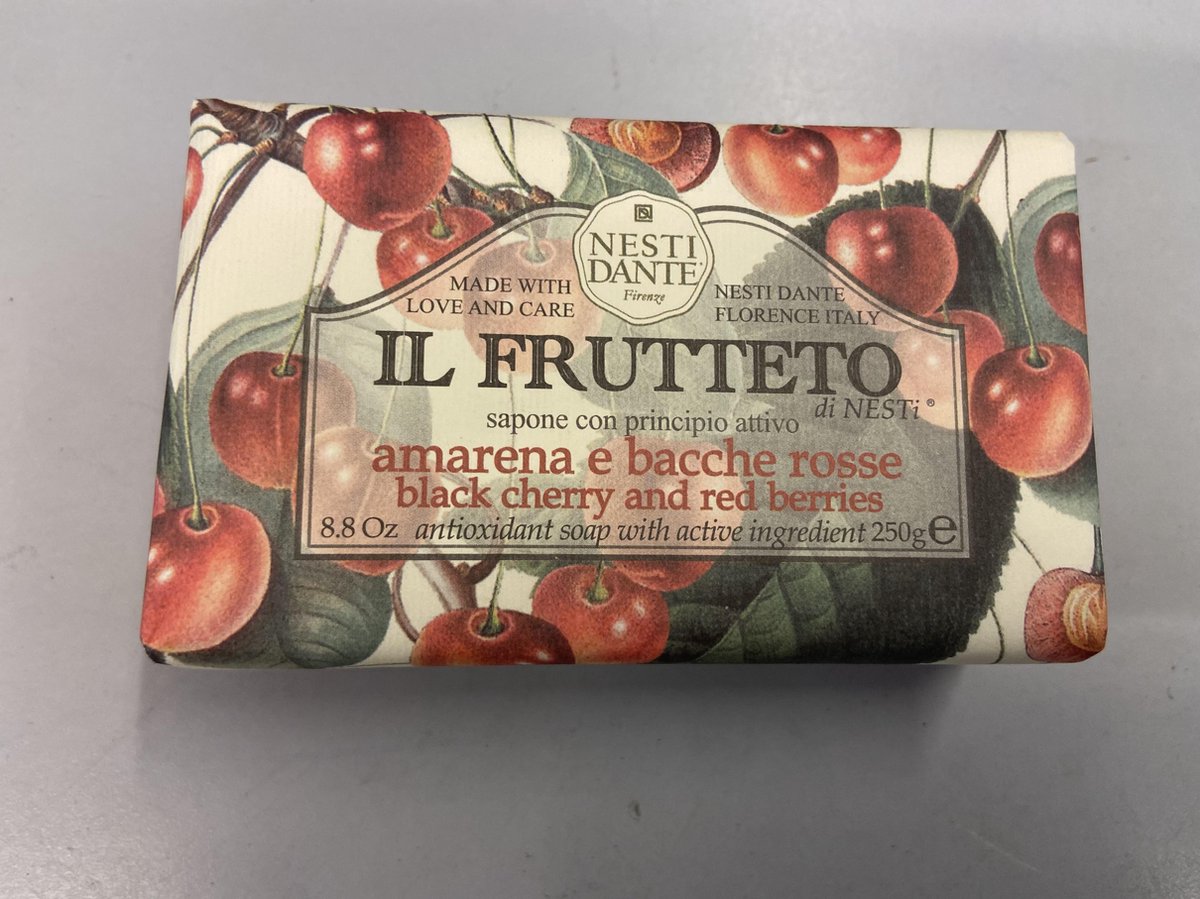 Il Frutteto Antioxidant Soap - Black Cherry & Red Berries