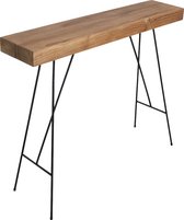 Raw Materials Loft Wandtafel - Teakhout - 111x25x91 cm