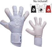 Elite Neo White Keepershandschoenen - Maat 11 - Inclusief Zwarte, Rode en Witte Rugtasje + Calavera Sleutelhangertje