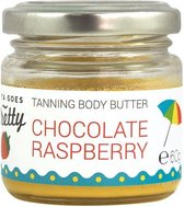 Tanning body cream chocolate raspberry