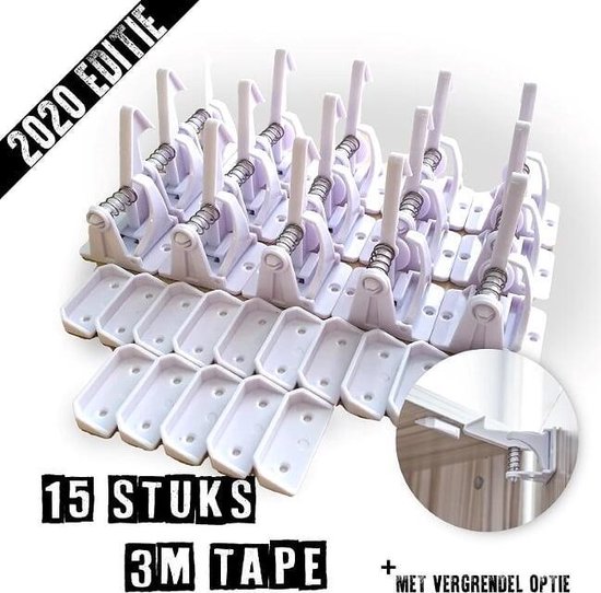 5 Pièces Serrures De Sécurité Pour Enfants, Serrures De Tiroir Multi