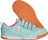 Brabo Velcro Indoor Hockeyschoenen Kinderen - Light Green - Maat 32