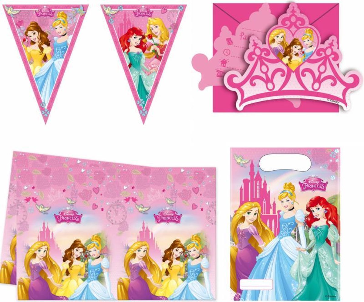 vrouwelijk verbinding verbroken overal Prinsessen verjaardag versiering pakket small | bol.com