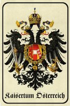 Wandbord - Wapen Van Oostenrijk - Kaisertum österreich