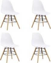 Eetkamerstoelen set 4 stuks  (Incl LW anti kras viltjes) - Eetkamer stoelen - Extra stoelen voor huiskamer - Dineerstoelen – Tafelstoelen