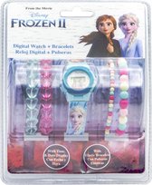 Kids Licensing Horloge-set Frozen Ii Meisjes 39,3 Cm Groen/roze
