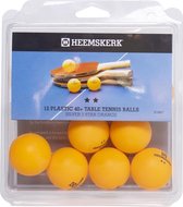 Heemskerk Silver Tafeltennisballen per 12 stuks - Oranje - 2 ster