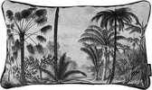 Velvet Palms Kussenhoes | Velours / Fluweel - Polyester | 30 x 50 cm