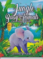 Jungle Baby Animals 4 - Coloring Book Cafe - Kleurboek voor volwassenen
