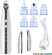 Coco HQ Goods Black Head Remover - Poriënreiniger - Gezichtsverzorging - Schoonheid - Mee Eters Verwijderen - Vacuüm Blackhead Remover - Inclusief 2 Comedonenlepels Draadloos Mee-eters & Acne