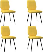 Eetkamerstoelen set 4 stuks  (Incl LW anti kras viltjes) - Eetkamer stoelen - Extra stoelen voor huiskamer - Dineerstoelen – Tafelstoelen