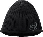 Jack Wolfskin Stormlock Rip Rap Muts Unisex - Black - Maat L