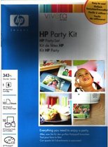 HP 343 Party Kit-10 vel elk / 10 x 15 cm en wenskaarten