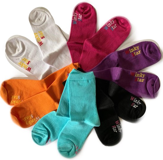 Chaussettes pour filles en mélange uni Multipack Filles Taille 23-25