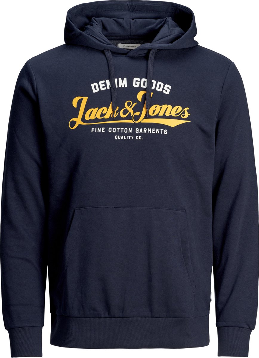 JACK&JONES PLUS - JJELOGO SWEAT HOODIE - Mannen - Maat EU4XL