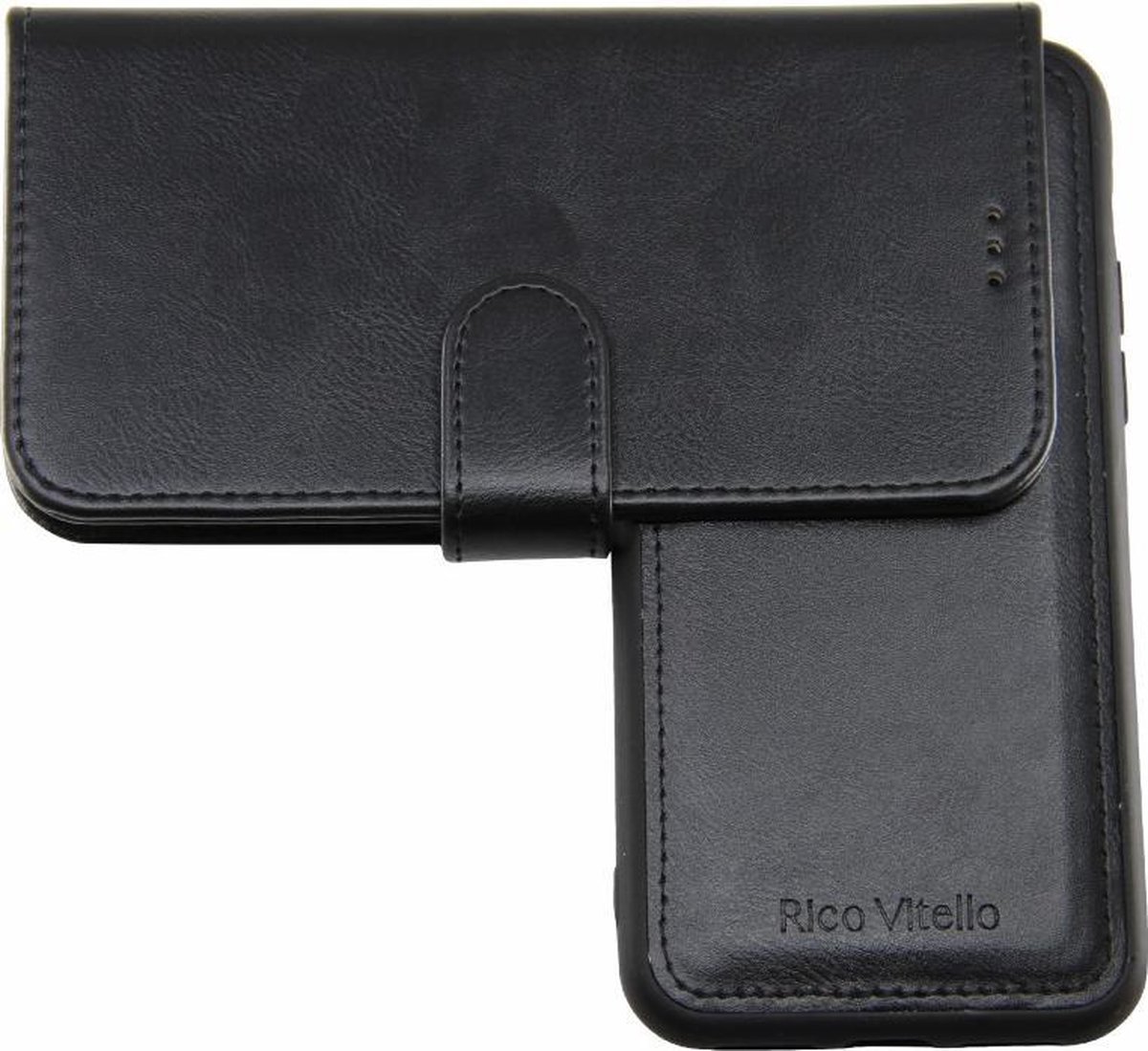 Rico Vitello 2-in-1 magnetische cases/ hoesje Geschikt voor iPhone 8 plus Zwart