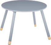 Atmosphera Kindertafel grijs hout - tafeltje - prachtige kindertafel ideaal voor in de kinderkamer of woonkamer - Kleurtafel / speeltafel / knutseltafel / tekentafel