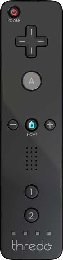 heel medeklinker Tol Thredo Remote Controller + Nunchuk voor Nintendo Wii / Wii U (Motion Plus)  - Zwart | bol