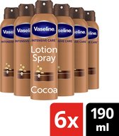 Bol.com Vaseline Intensive Care Cocoa Lotion Spray - 6 x 190 ml - Voordeelverpakking aanbieding