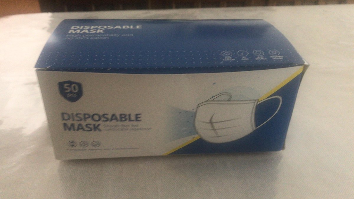 mask disposable 100 pcs high permeability and stimulation