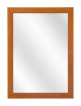 Spiegel met Vlakke Houten Lijst - Kersen - 60x80 cm