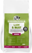 Hondenbrokken.nl Hondenvoer Lam & Rijst - Senior - Hondenbrokken Totaalvoer - 15KG