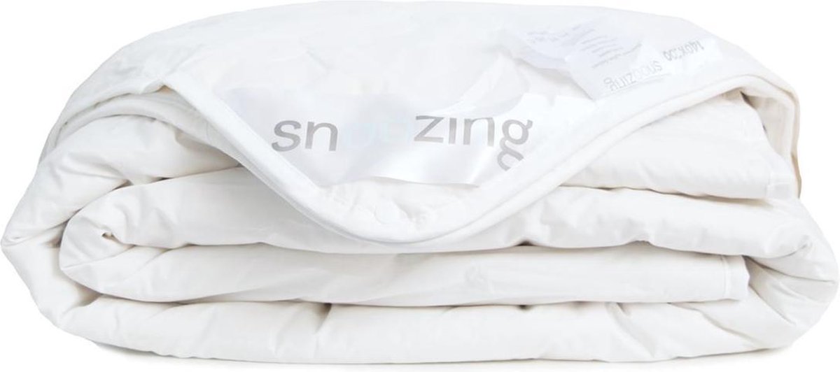 Snoozing Rhodos - Katoen - 4-seizoenen dekbed - Lits-jumeaux - 240x220 cm - Wit