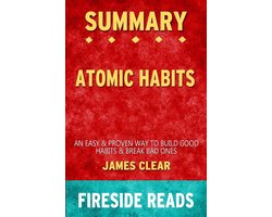 Omslag van Atomic Habits samenvatting - James Clear