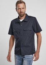 Heren Shirt US Shirt Ripstop shortsleeve navy